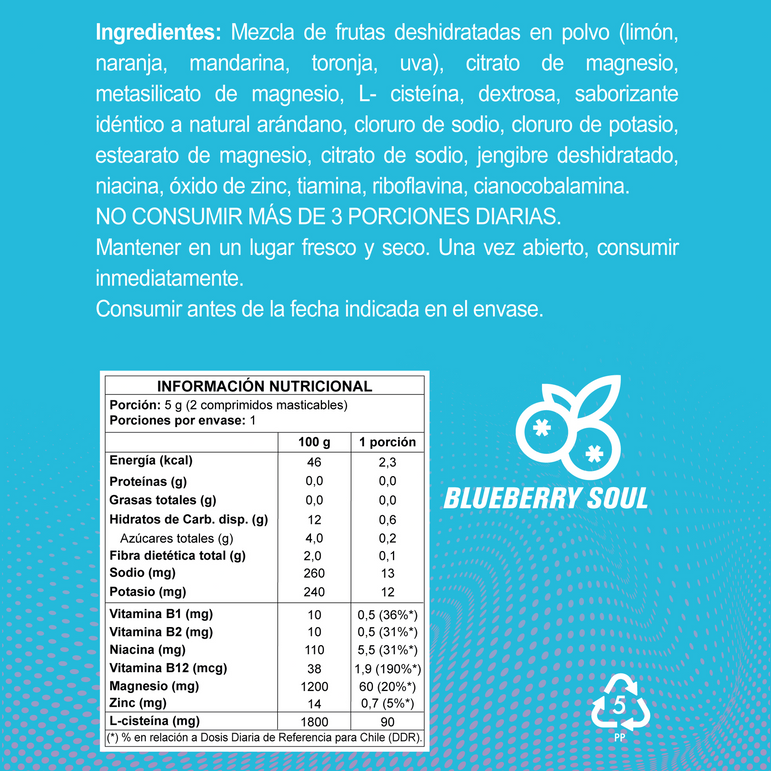 Blueberry Soul Caja 4 un
